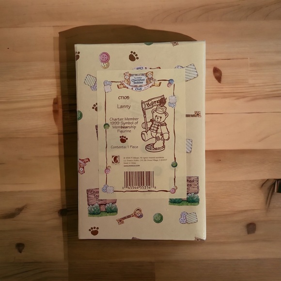 Cherished Teddies | Club ~ 5 years Anniversary ~ LANNY Figurine - Picture 3 of 11